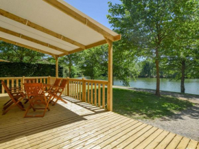 Cottage on the edge of the fishing pond